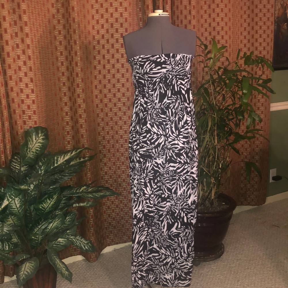 Faded Glory maxi dress with side slit